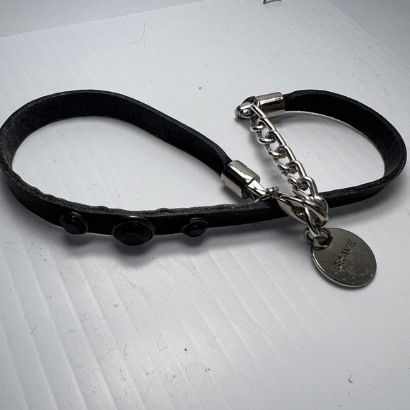 BRAVE Leather Studded Bracelet. Total Length Range 13”to 16” - Picture 9 of 13